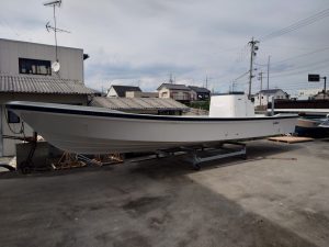 片山造船所：W-30DFブリッジ付き和船